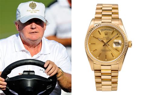 trump's watch collection.